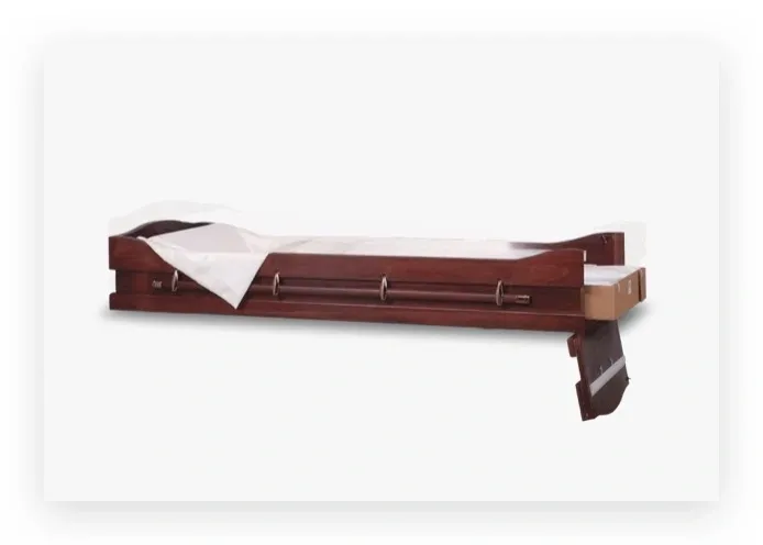 Wooden chiropractic adjustment table with paper sheet.