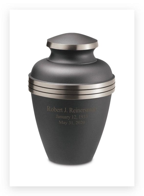 Ashen Pewter Urn