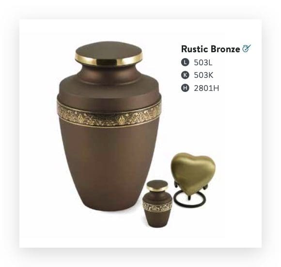 Grecian Rustic Bronze Large/Adult