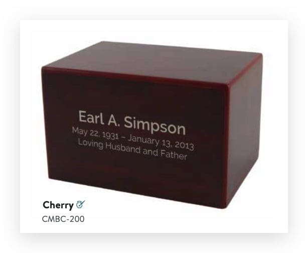 MDF Box Cherry