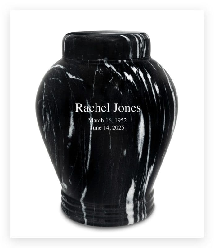 Nero Marquina Full Size Urn