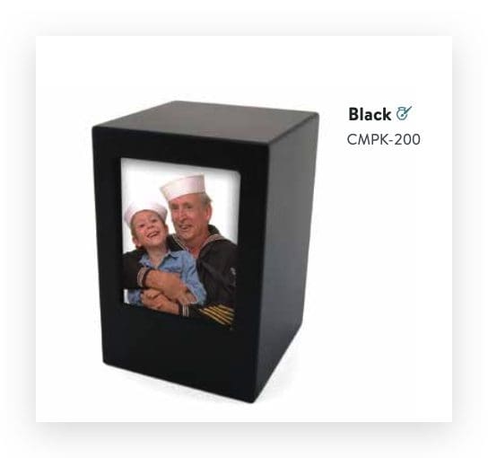 Photo Urn Black