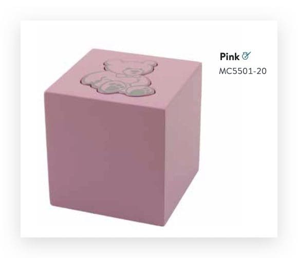 Pink Teddy Bear Box