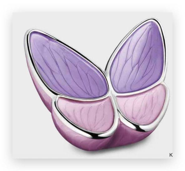Wings of Hope™ Standard Adult Urn Pearl Lavender & Pol Silver